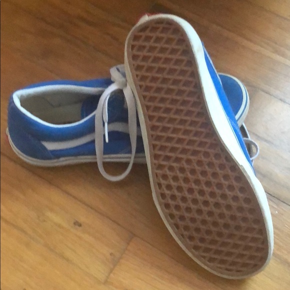 Blue Old Skool Vans 8.5 - Picture 2 of 3